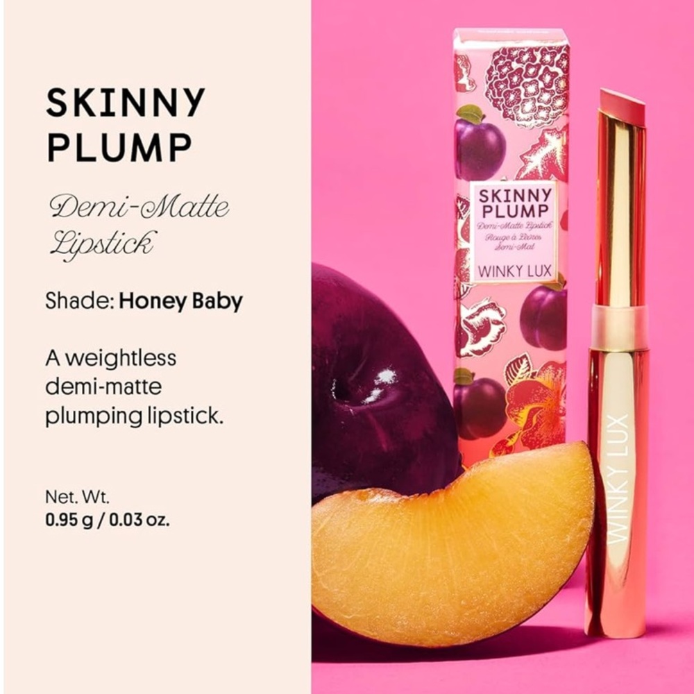 WINKY LUX Skinny Lux Demi-Matte Lipstick - HONEY BABY